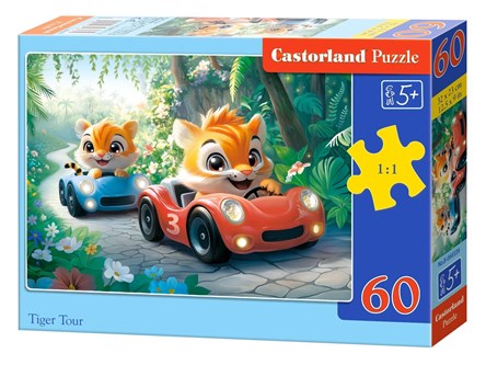 CAS. Puzzle 60 el. Tiger Tour