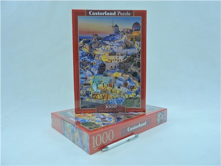 *CAS. PUZZLE 1000 el. Światła Santorinii