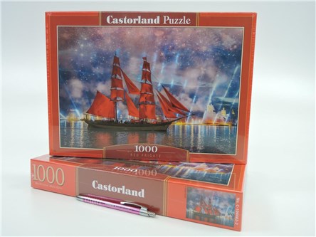 *CAS. PUZZLE 1000 el. Czerwona Fregata