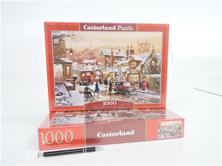 *CAS. PUZZLE 1000 el. Klasyczna zimowa kraina