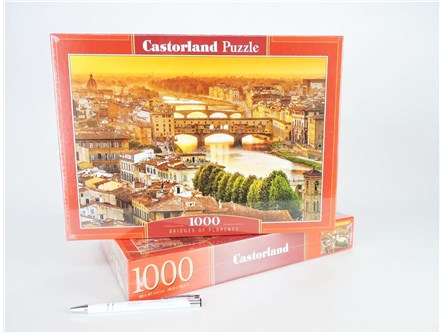 *CAS. PUZZLE 1000 el. Mosty we Florencji