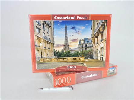 *CAS. PUZZLE 1000 el. Spacer w Paryżu o zach