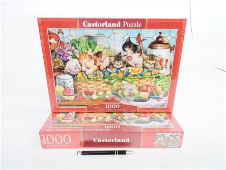 CAS. PUZZLE 1000 el. Śpiące kotki