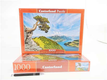 *CAS. PUZZLE 1000 el. Widok na jezioro Uri, Szwajc