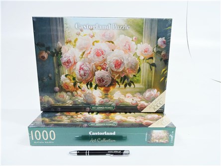 CAS. PUZZLE 1000 el. Gorące letnie piwonie