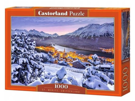 CAS. PUZZLE 1000 el.  St. Moritz, Switzerland