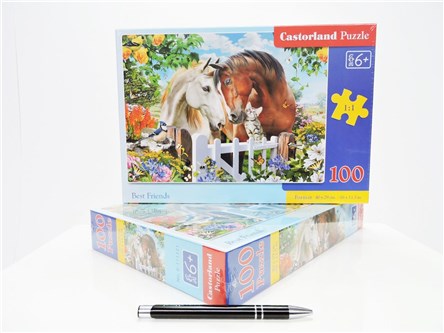 CAS. PUZZLE 100 el. Najlepsi przyjaciele, 6+