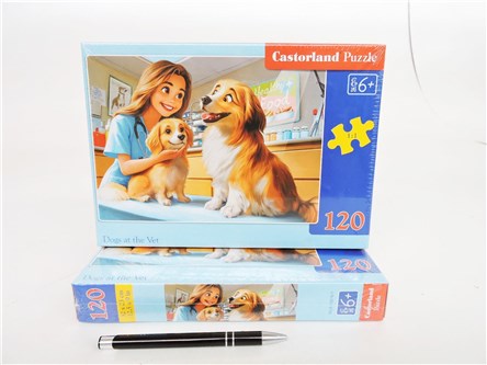 CAS. PUZZLE 120 el. Pies u weterynarza