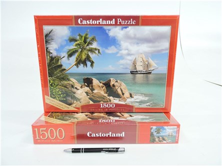 *CAS. PUZZLE 1500 el. Żeglowanie w raju