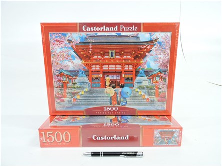 *CAS. PUZZLE 1500 el. Wiosna w Japonii