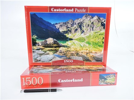 *CAS. PUZZLE 1500 el. Wschód słońca, Morskie Oko