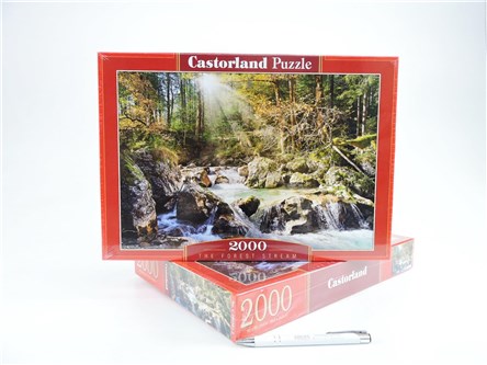 *CAS. PUZZLE 2000 el. Leśny strumień