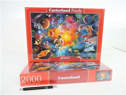 *CAS. PUZZLE 2000 el. Człowiek w kosmosie