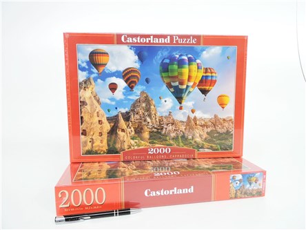 *CAS. PUZZLE 2000 el. Kolorowe balony, Kapadocja