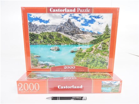 *CAS. PUZZLE 2000 el. Jezioro Sorapis,Alpy, Włochy