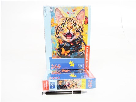CAS. PUZZLE 260 el. Szczęśliwy kot