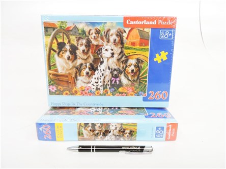 CAS. PUZZLE 260 el. Szczęśliwe pieski