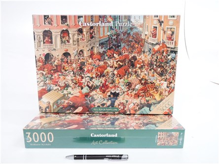 *CAS. PUZZLE 3000 el. Wyścig byków w Pampelunie