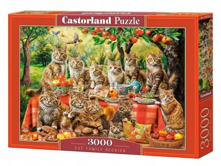 CAS. PUZZLE 3000 el. Cat Family Reunion