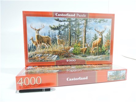 *CAS. PUZZLE 4000 el. Rodzina jeleni