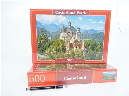 *CAS. PUZZLE 500 el. Widok na zamek NEUSCHWANSTEI