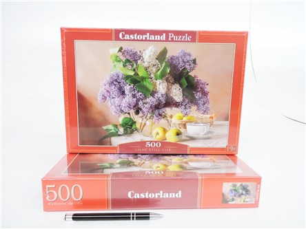 *CAS. PUZZLE 500 el. Martwa natura z bzem