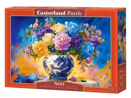 *CAS. Puzzle 500 el. Kwiaty w chinskiej wazie
