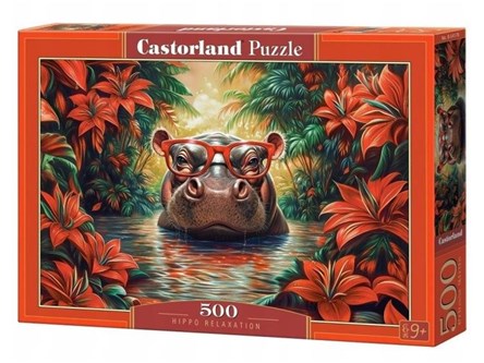 CAS. PUZLLE 500 el.  Hippo Relaxation