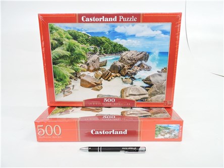 CAS. PUZZLE 500 el. Wyspa La Digue, Seszele
