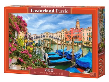 CAS. Puzzle 500 el. Wenecja niebieskie gondole