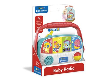 *CLEM. RADIO baby, inerakt. św/dź, zwierzątka   6/