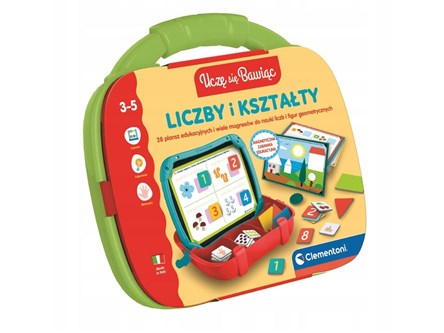 CLEM. EDUKACYJNA WALIZECZKA LICZBY I KSZTAŁTY
