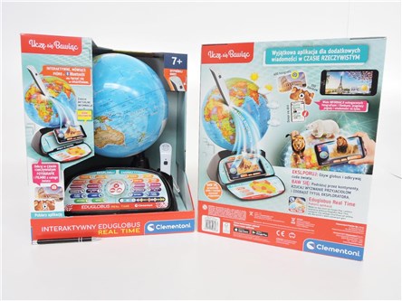 *CLEM. INTERAKTYWNY EDUGLOBUS DIGITAL, kart  4/
