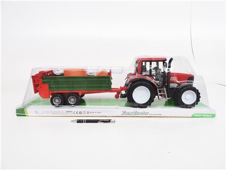 TRAKTOR WIELKI ROZRZUTNIK, 19x67 cm,   klosz.