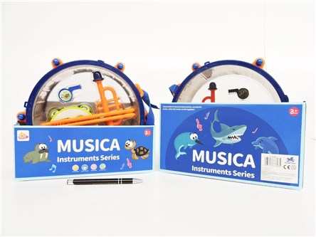 ZESTAW INSTRUMENTÓW, 6 el., plast.