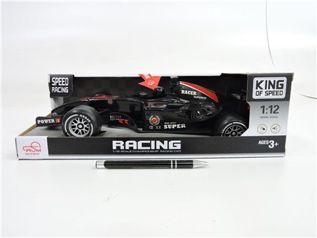 AUTO, 1:12, formuła, czarny, bat.,         kart.