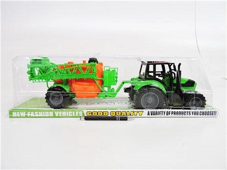 FARMA TRAKTOR z opryskiwaczem, 55x17x15 cm,  klosz