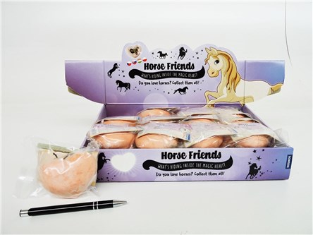 KOSMOS, "Horse Friends", konik w glinian. sercu