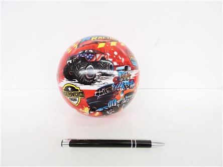 PIŁKA gumowa, 14 cm, MONSTER TRUCK