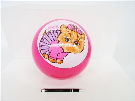 PIŁKA gumowa, SPORTOX KIDS, 23 cm, PIESEK