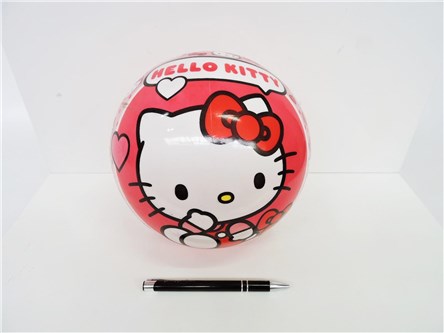 PIŁKA gumowa, 23 cm, HELLO KITTY, licencja