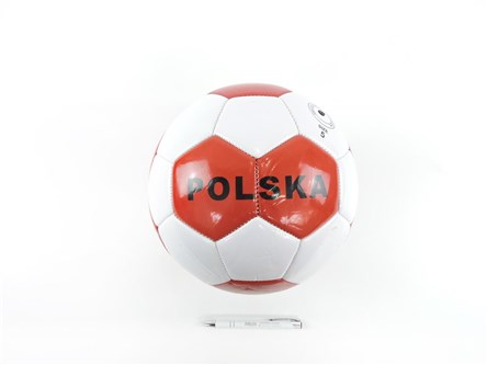 PIŁKA NOŻNA  rozm 5  biało czerwona POLSKA