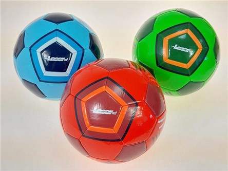 AST. PIŁKA nożna rozm. 5 śred.22cm 3 kol laser