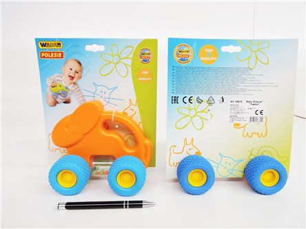 GRZECHOTKA plast.  "BABY GRIPCAR" KRÓLIK