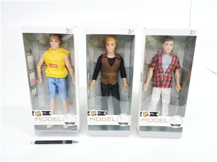 AST. LALKA chłopak, 32x13 cm, 3 wz.,        kart.