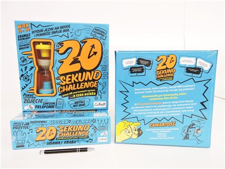 GRA 20 SEKUND CHALLENGE, imprezowa z klepsydrą