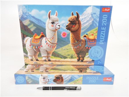 PUZZLE TREFL 200 el., Kolorowe lamy