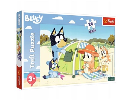 PUZZLE TREFL 24 el.  Maxi Wspaniały dzień Bluey