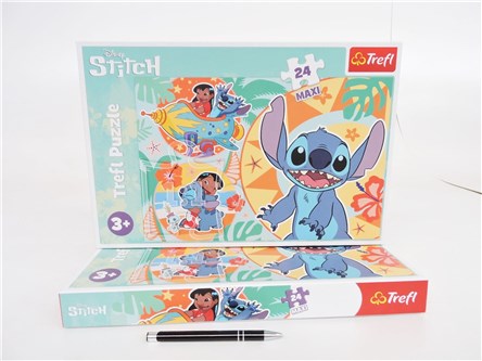 PUZZLE TREFL 24 el. MAXI Wesoły dzień Lilo&Stitch