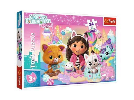 PUZZLE TREFL 24 el. Maxi Koci świat Gabby